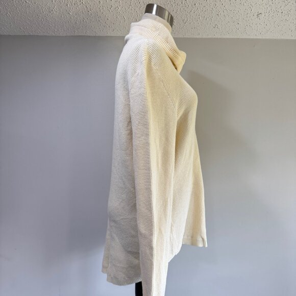 LAUREN RALPH LAUREN Cowl Neck Waffle Knit Long Sleeve Top - Picture 5 of 10